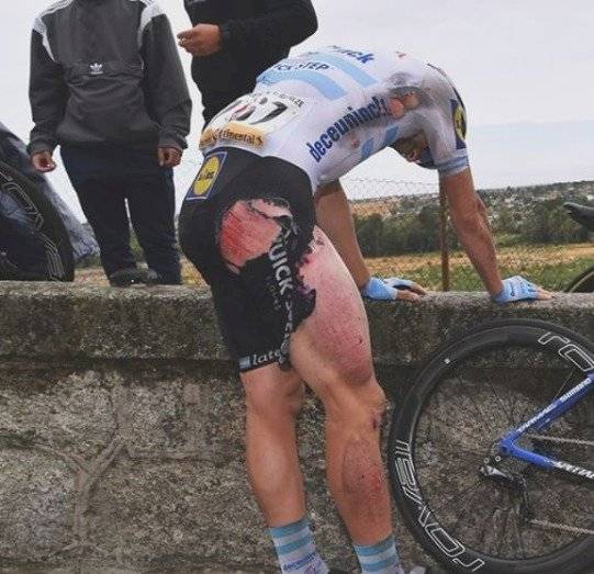 Heridos en caída de la Vuelta a España