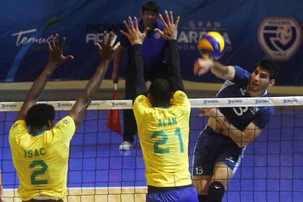 Partido voleibol chile argentina