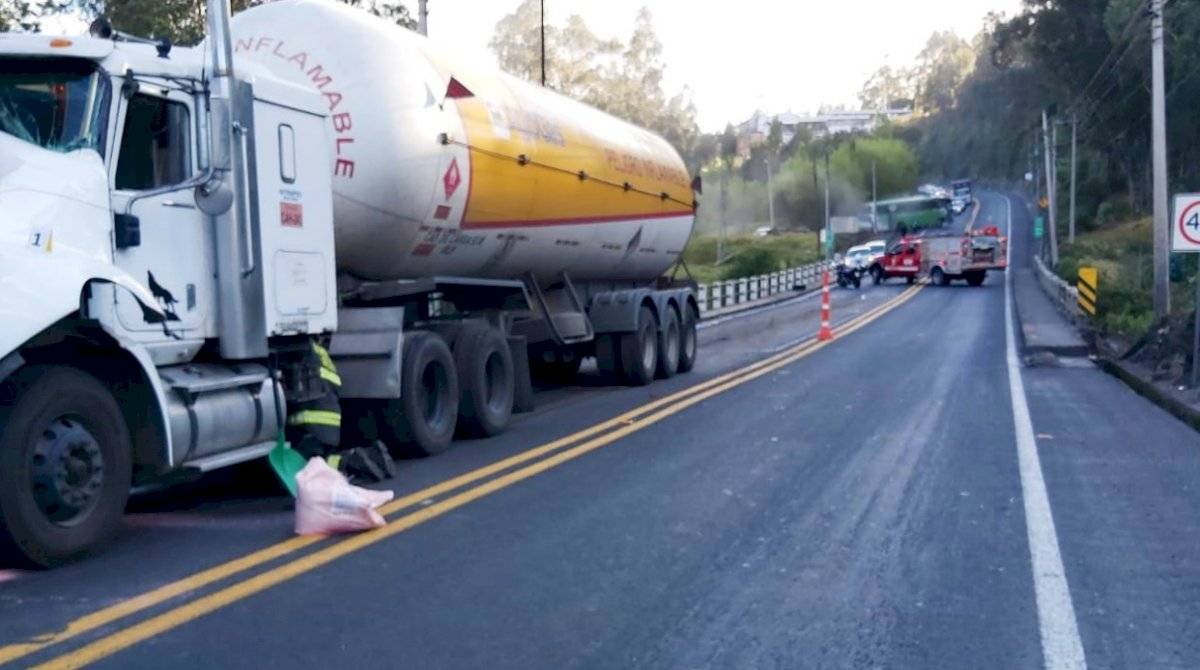 Cinco heridos dejó un accidente de tránsito en el sector de Amaguaña