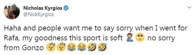 Twit de Nick Kyrgios