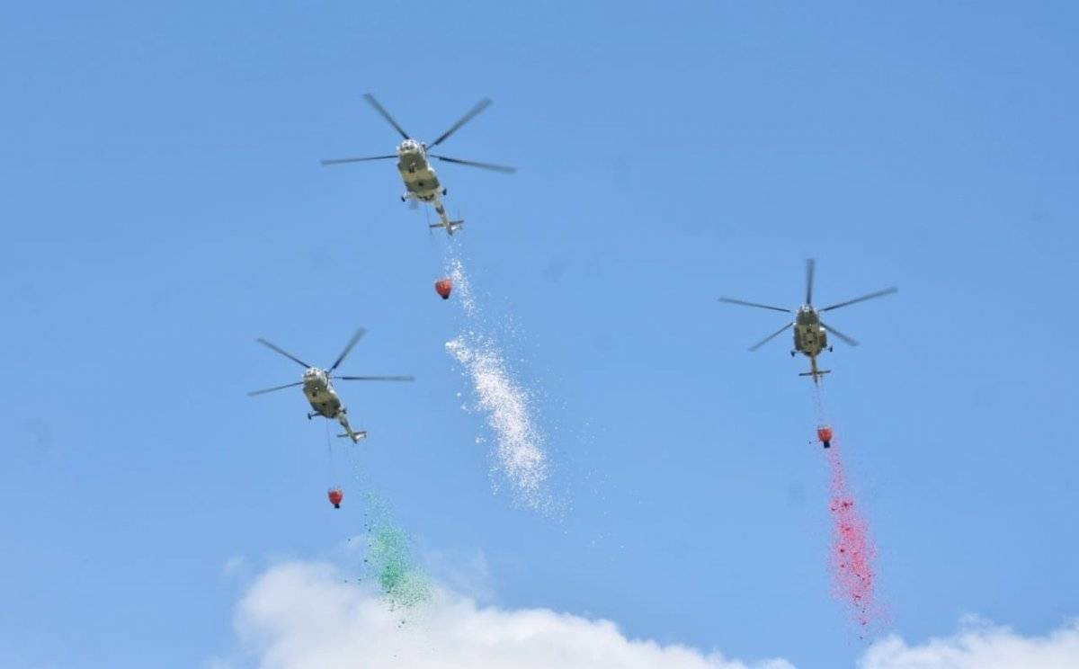 Parada Aérea, desfile militar