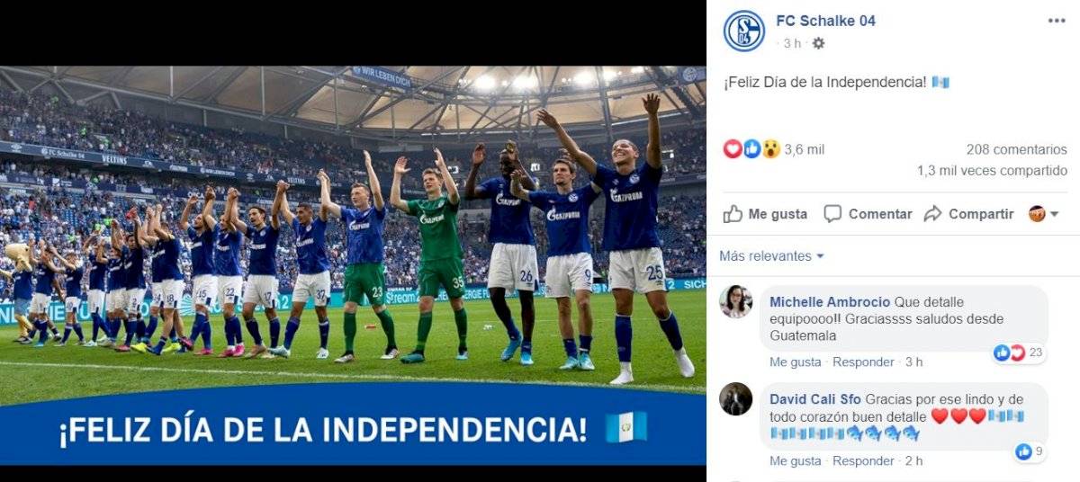 Schalke 04 y su mensaje para Guatemala