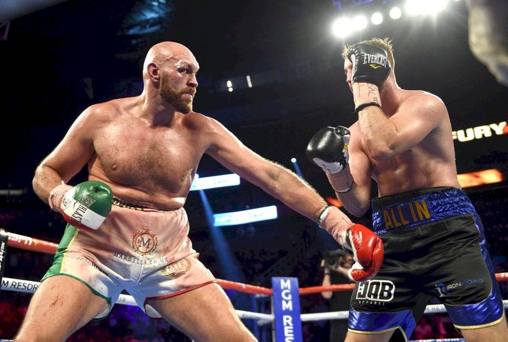 Tyson Fury sangrienta pelea Otto Wallin