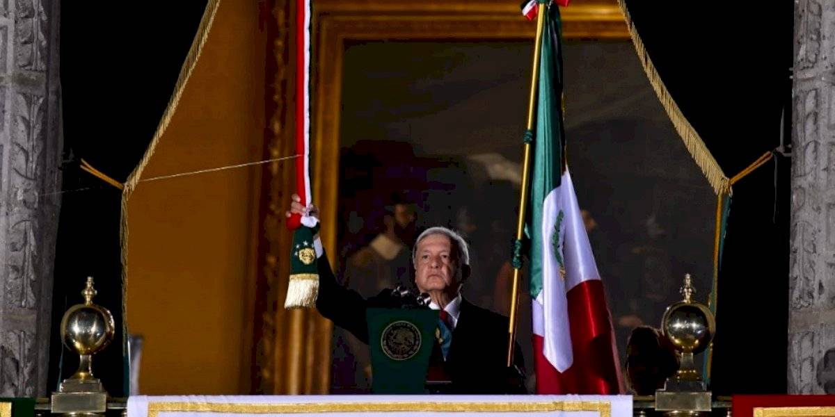 'Viva el heroico pueblo de MÃ©xico'; AMLO da su primer Grito de Independencia