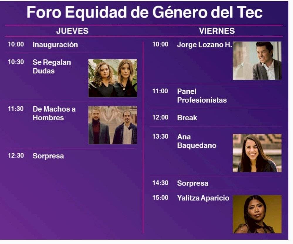 programa equidad de género Tec