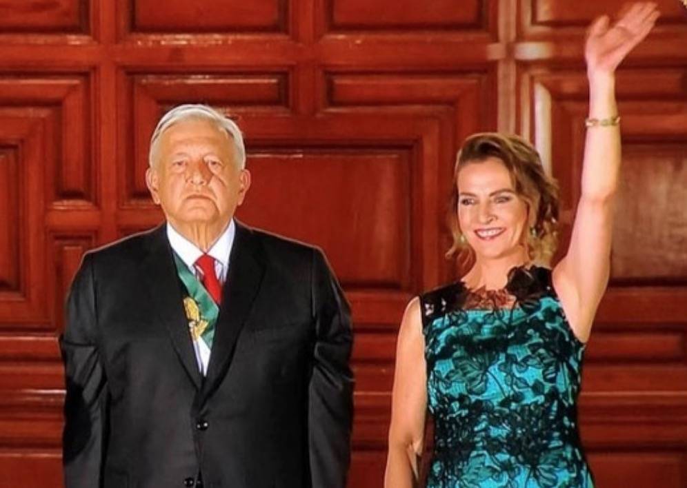 Andrés Manuel López Obrador y Beatriz Gutiérrez Müller