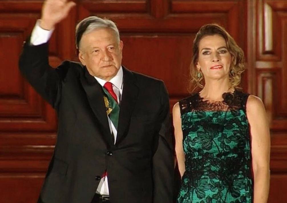 Andrés Manuel López Obrador y Beatriz Gutiérrez Müller
