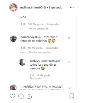 Captura de pantalla Instagram