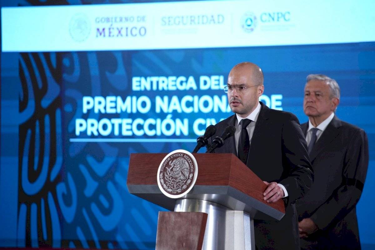 David León Romero, coordinador nacional de Protección Civil.