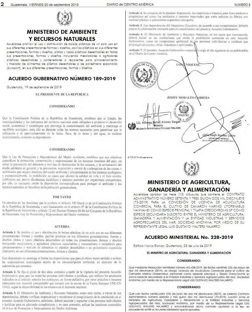 Gobierno prohíbe el uso de plásticos y duroport desechables