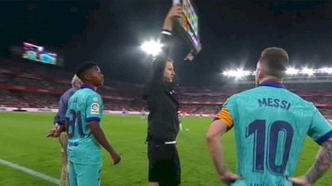 Messi y Ansu Fati
