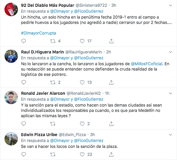 Críticas Dimayor