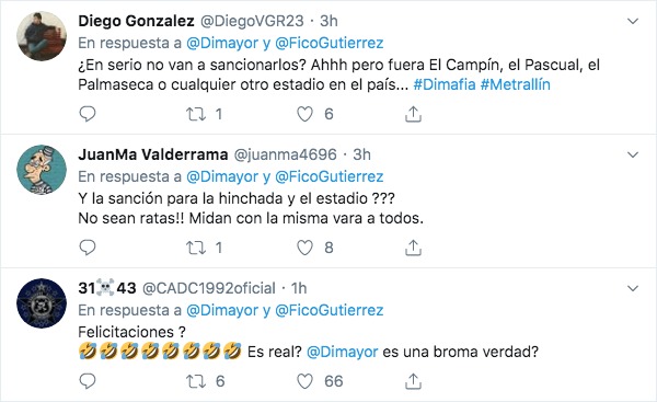 Críticas Dimayor