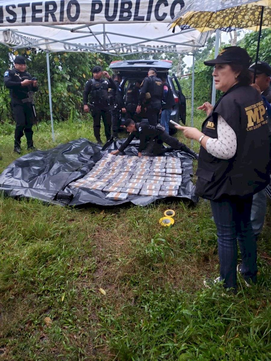 cocaína decomisada en Retalhuleu