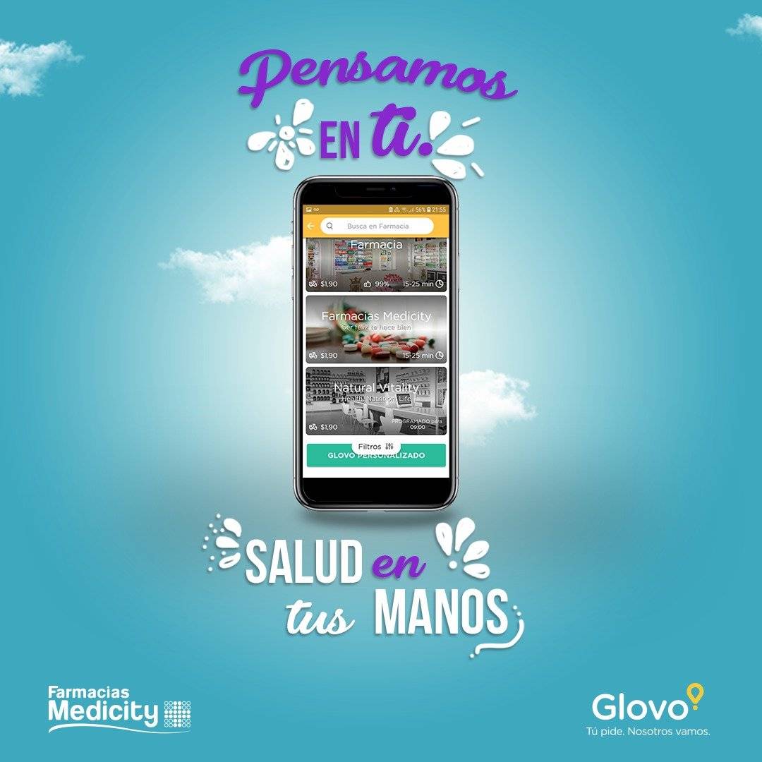 Medicity ya se puede comprar a través de Glovo