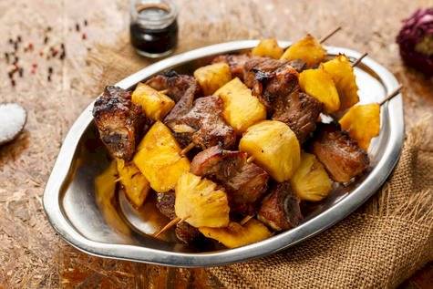 piña y cerdo