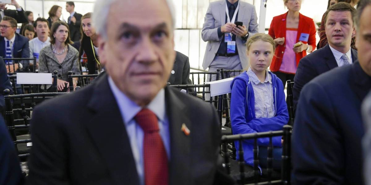 La artificial polémica que se armó por el "encuentro" entre Sebastián Piñera y Greta Thunberg