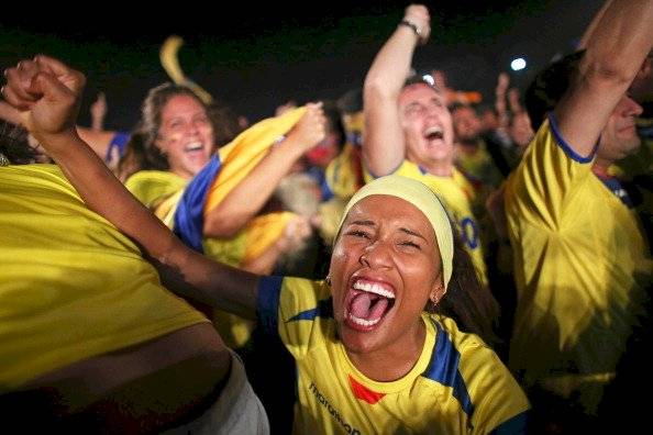 Hinchas de Ecuador