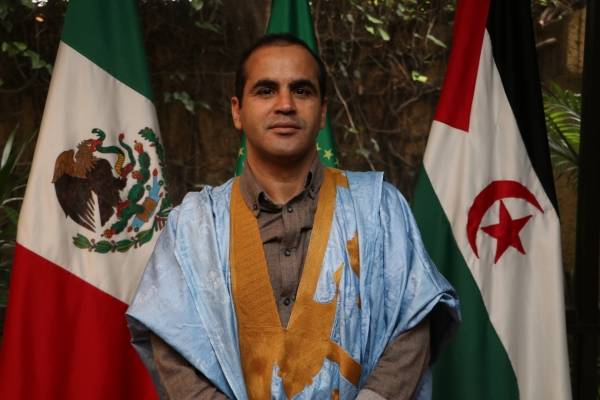 Hawuari Ahmed, primer secretario de la Embajada de la República Árabe Saharaui Democrática, Saharauis