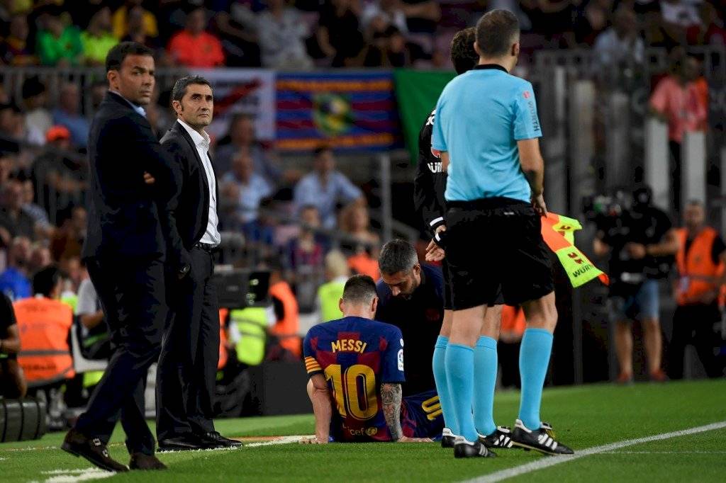 Parte médico lesión Messi