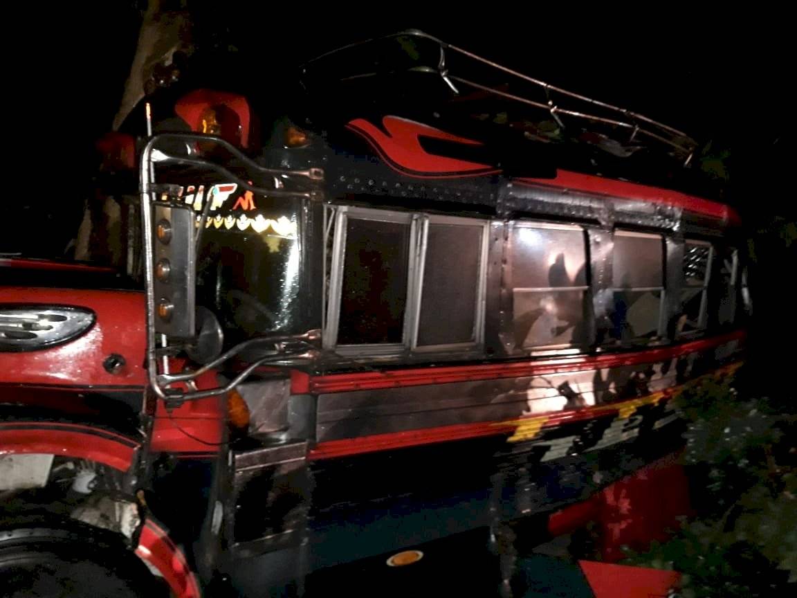 Escuintla accidente de bus