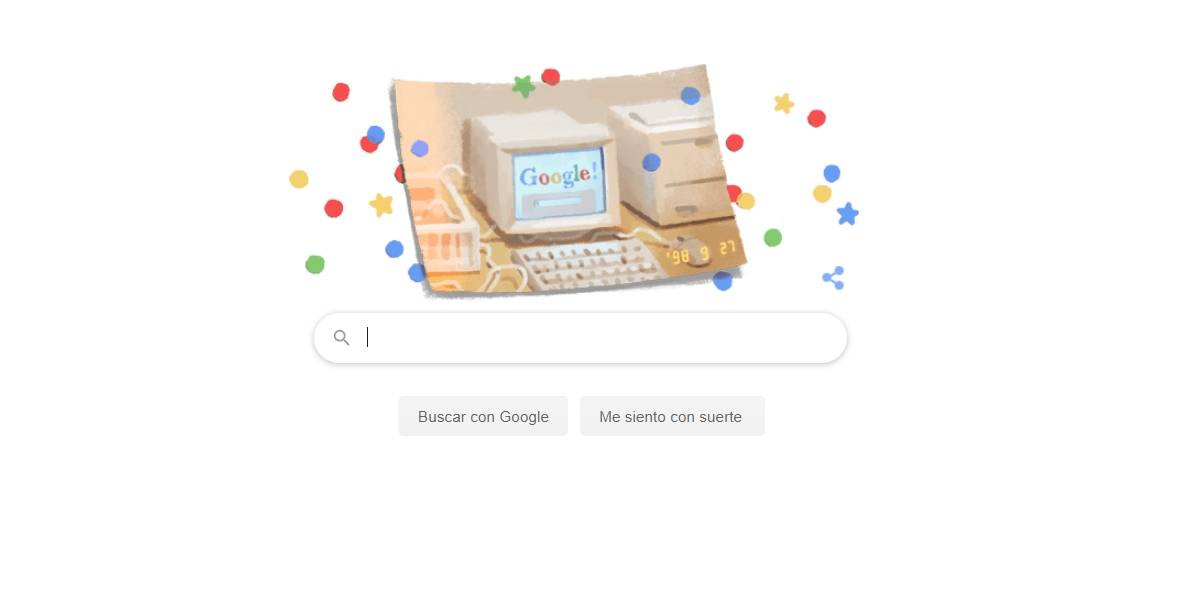 Google celebra 21 años de su creación con un Doodle nostálgico y grandes descuentos