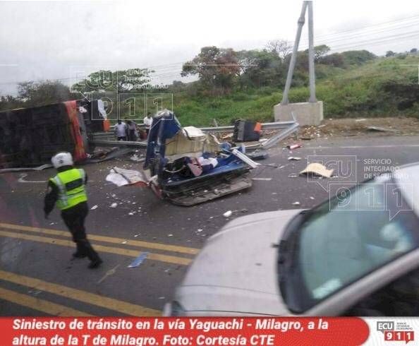 Accidente en Milagro