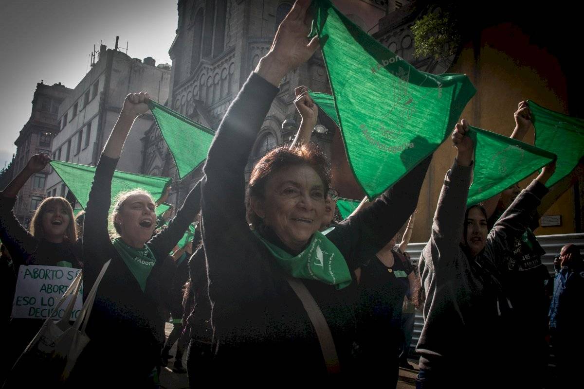 Marea Verde en la Ciudad de México