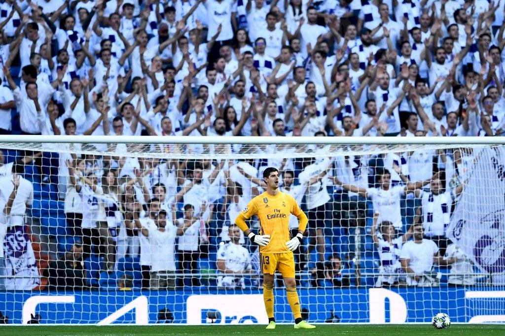 Courtois salió al medio tiempo