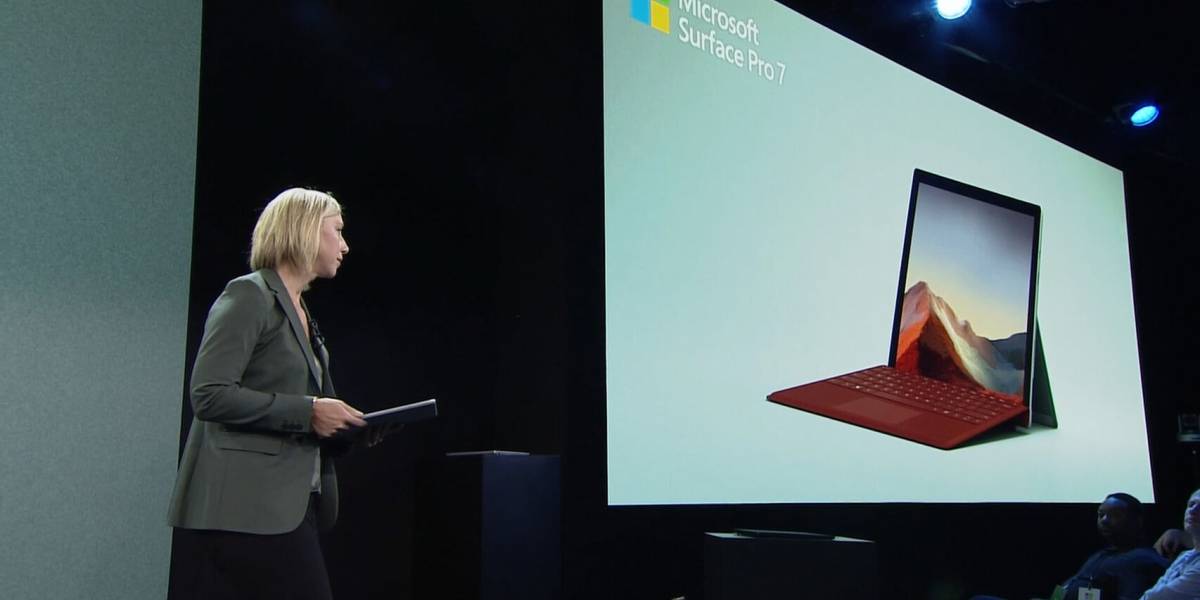 Microsoft presentó la Surface Pro 7 con entrada USB-C