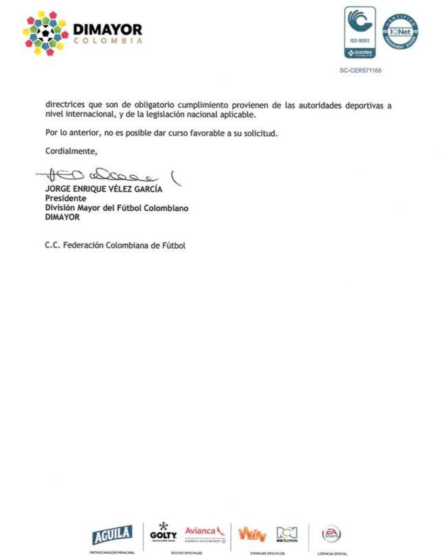 Respuesta Dimayor 2