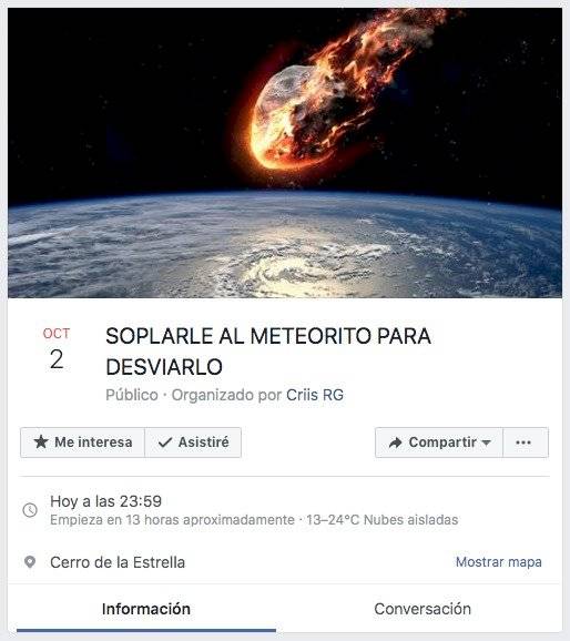 ¿Se impactará un asteroide en la Tierra este 3 de octubre?