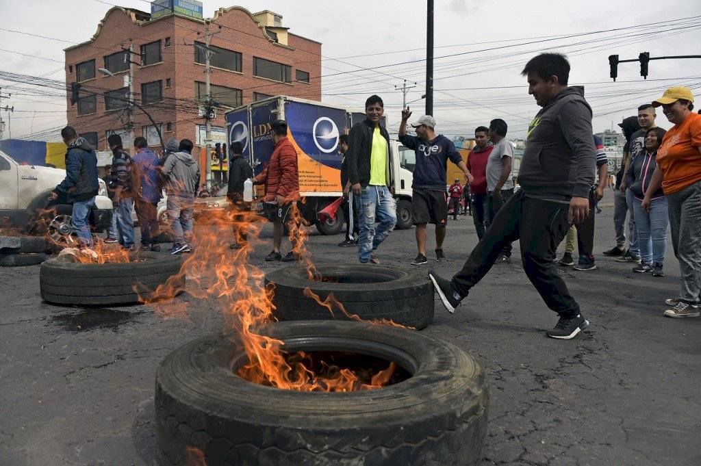 Protestas en Ecuador