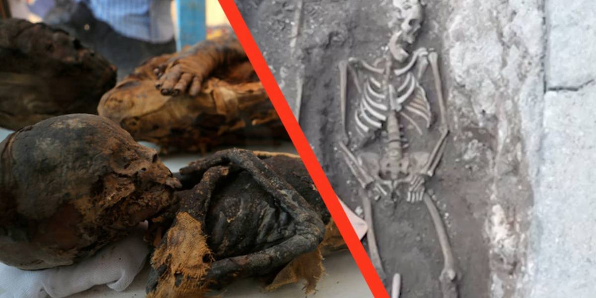 Roma: Encuentran unas momias durante una excavación en la acera