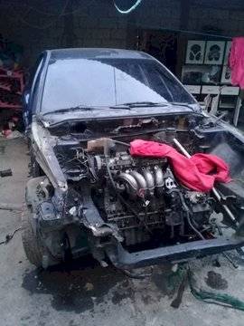 vehículo desmantelado en Carranza