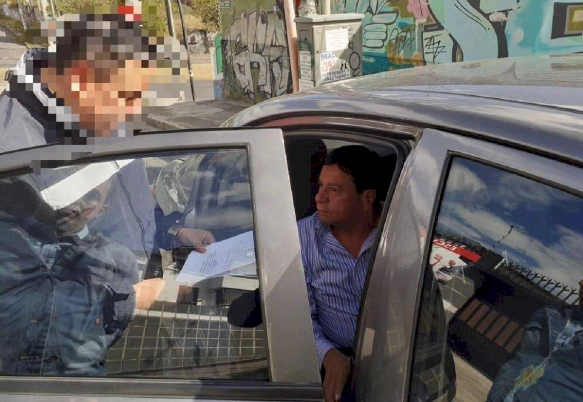 Detienen al dirigente nacional de taxistas, Jorge Calderón