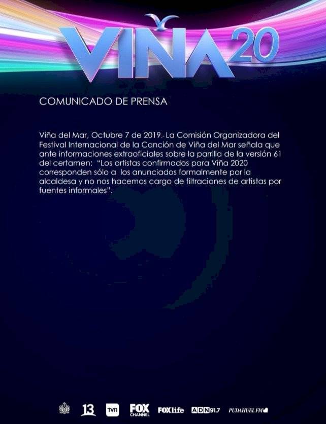 Comunicado Viña