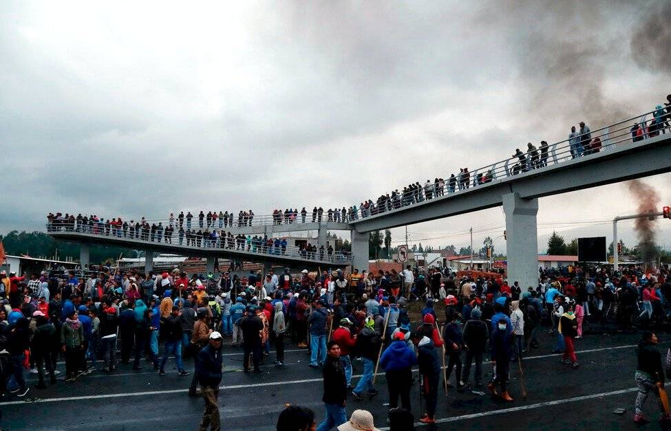 Protestas en Ecuador