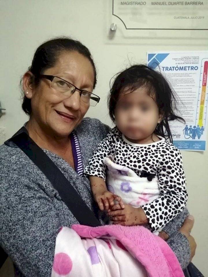 Niña rescatada por PGN