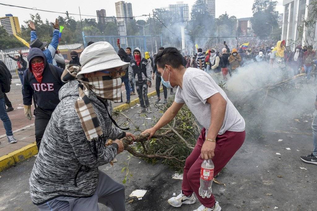 Protestas en Ecuador