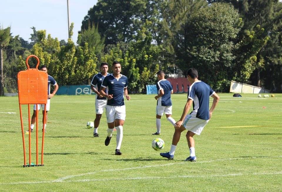 Entreno de la selección nacional