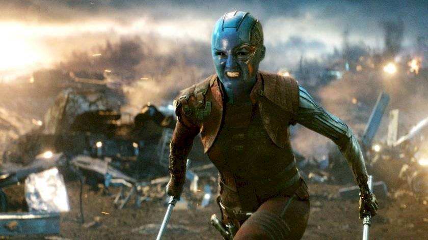 Karen Gillan como Nebulosa em Vingadores