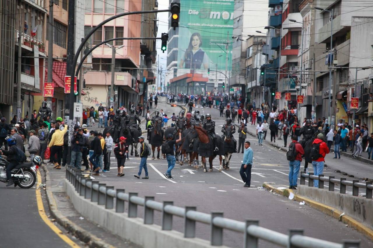 Paro nacional: 676 detenidos por protestas en Ecuador
