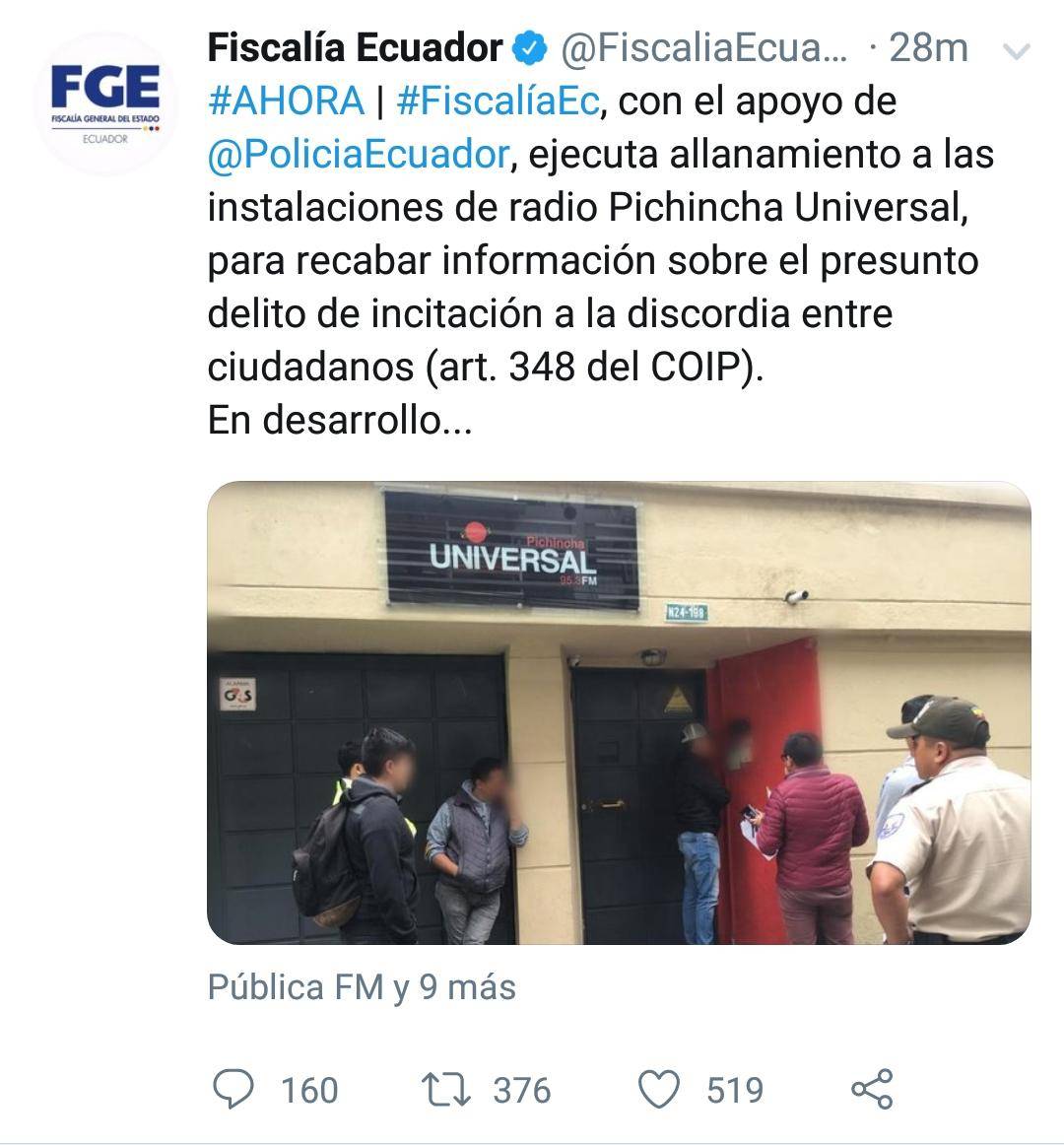Fiscalía del Ecuador Fiscalía del Ecuador