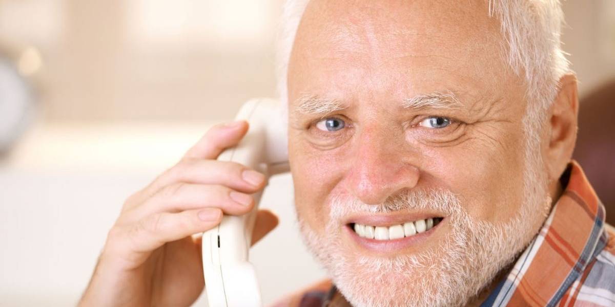 Viral y real: El señor del meme "Hide The Pain Harold" está en Chile