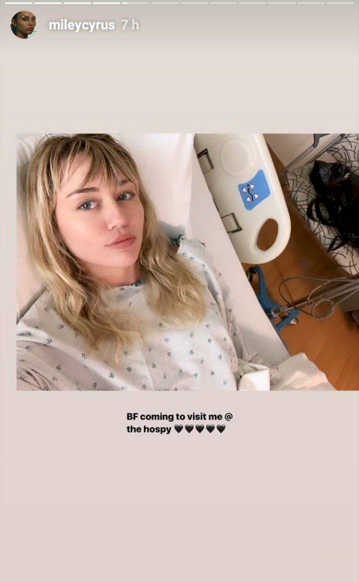 Miley Cyrus hospitalizada