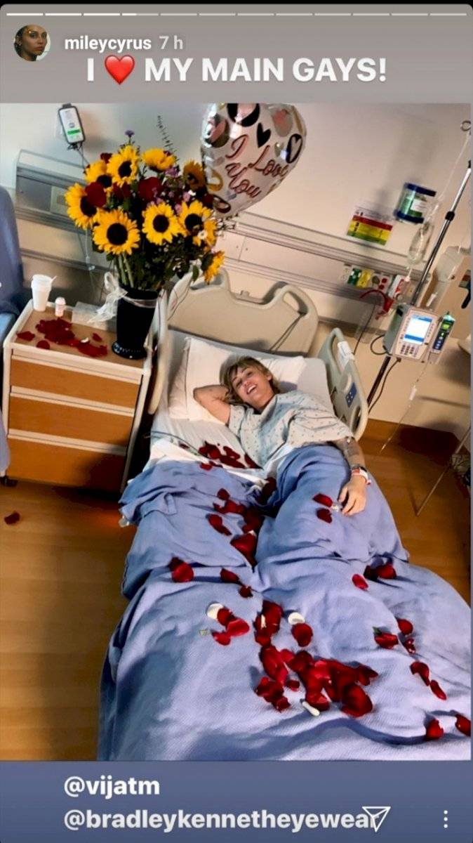 Miley Cyrus hospitalizada