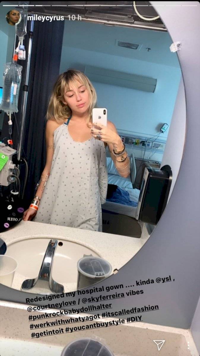 Miley Cyrus hospitalizada