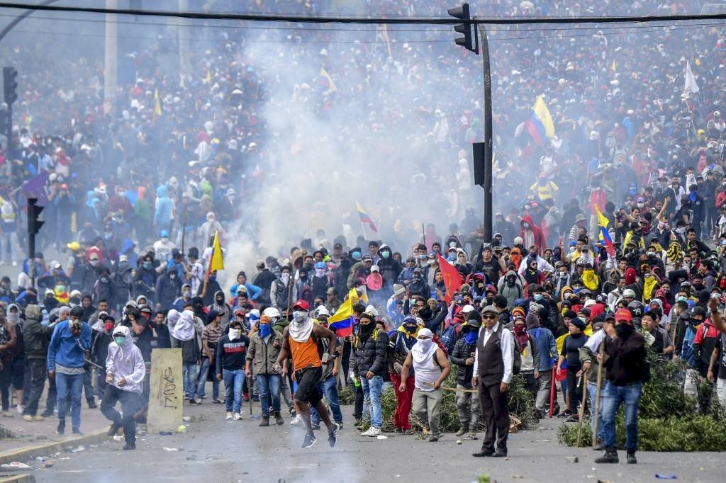 Protestas en Ecuador