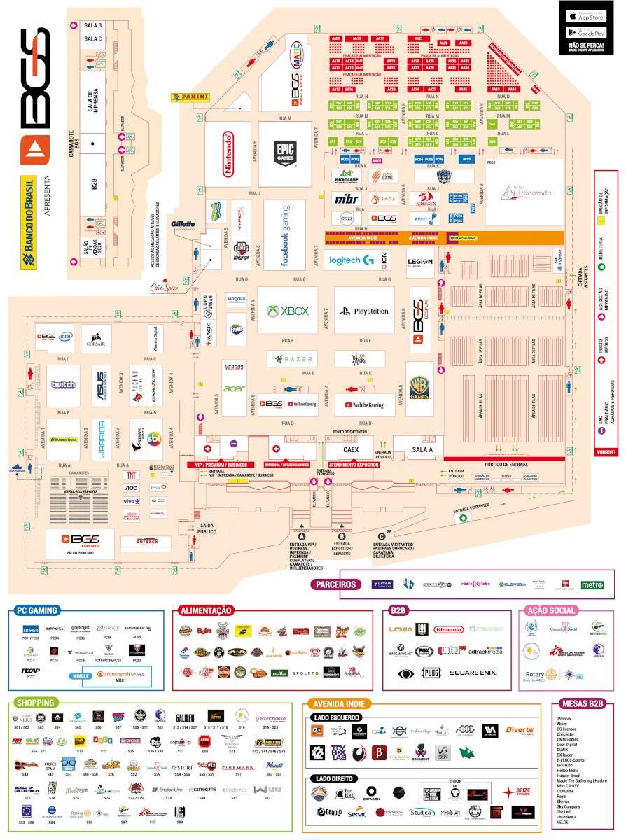 Mapa BGS 2019